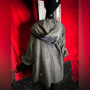 Lululemon Gray Oversized Jacket with draw string waist